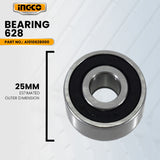 INGCO A1010628000 Bearing 628 for Rotary Hammer and Die Grinder ING-SP