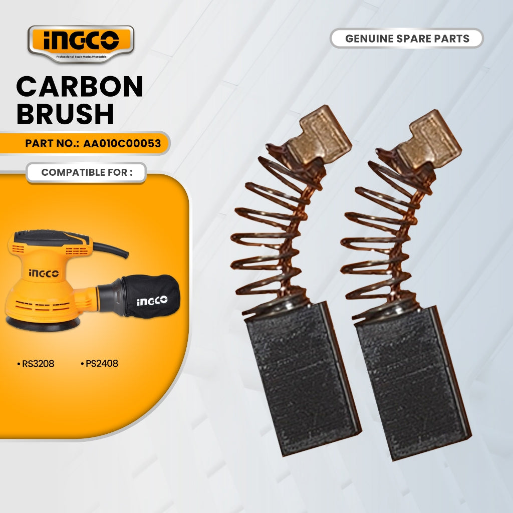 Ingco AAA60700202 Carbon Brush for Industrial Rotary Sander Machine 320W (RS3208/PS2408) ING-SP