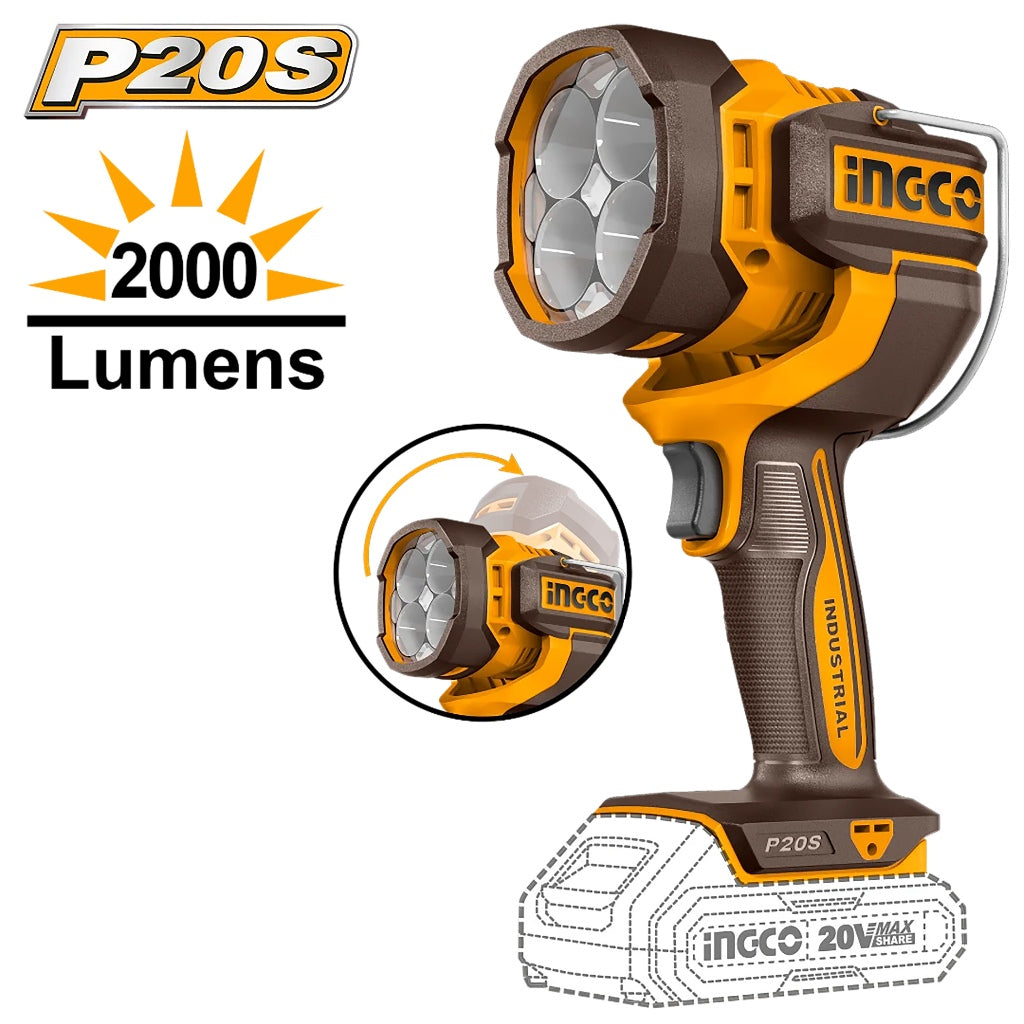 ingco p20s/20v 5pcs combo kit cosli250592 alternate view