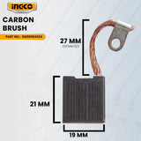 INGCO DD00004334 Carbon Brush for DDM38001 Diamond Coring Machine 3800W ING-SP