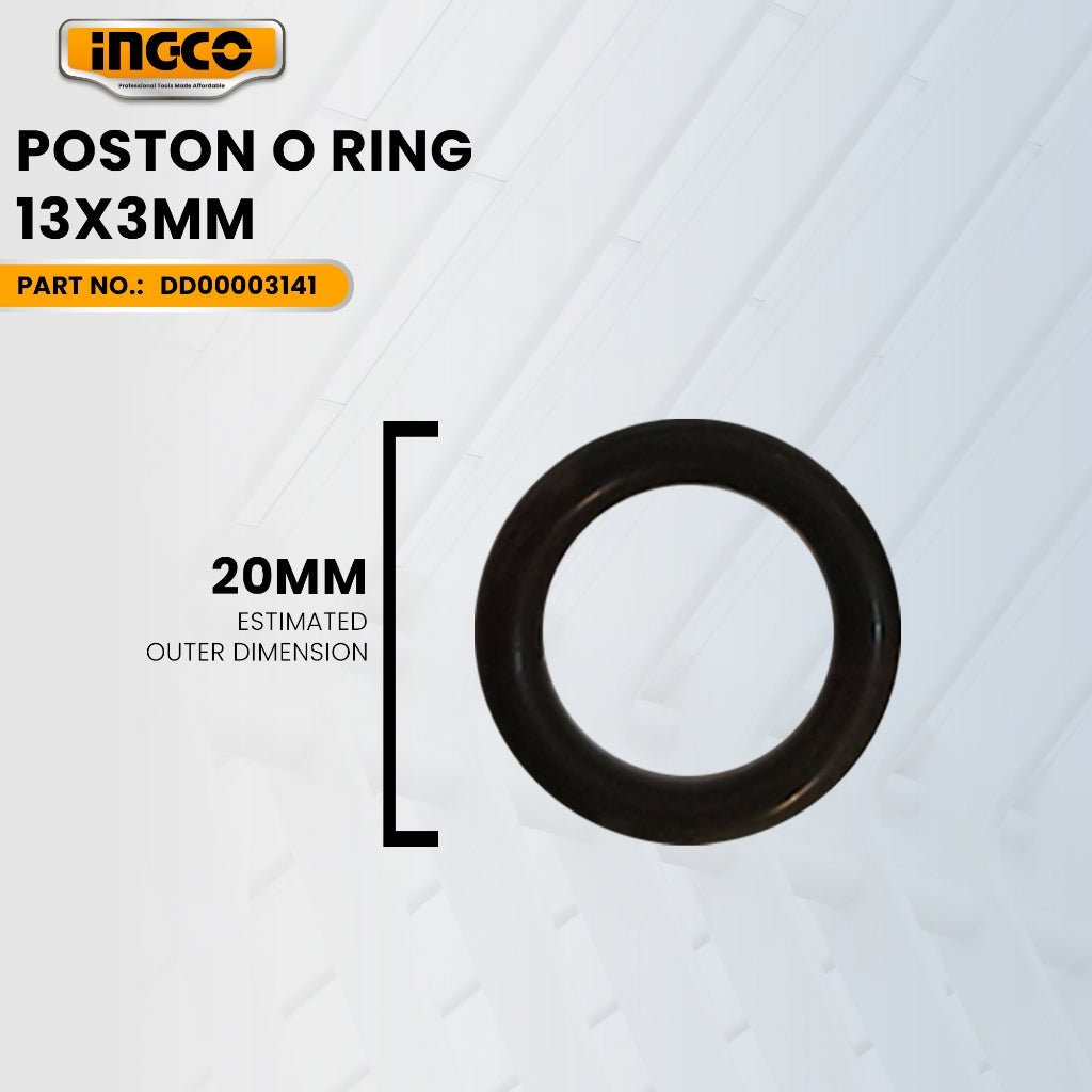 INGCO DD00003141 Poston O Ring 13X3MM for RGH6528 Rotary Hammer 650W ING-SP