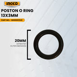 INGCO DD00003141 Poston O Ring 13X3MM for RGH6528 Rotary Hammer 650W ING-SP
