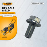 INGCO AP002000017 Hex bolt M6X14 for GLM141181 4.0HP Gasoline Garden Lawn Mower 3.0KW 4Stroke Engine ING-SP