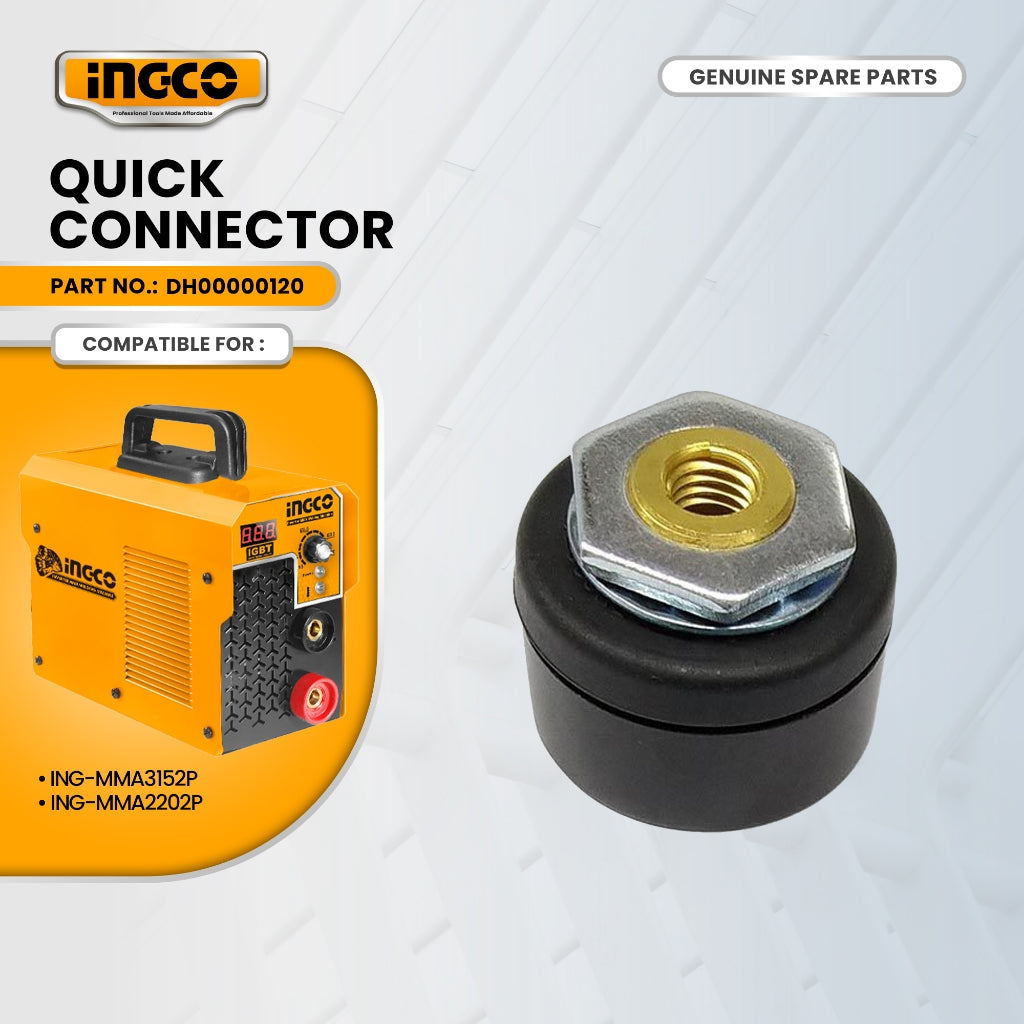INGCO DH00000120 Quick Connector for ING-MMA3152P Inverter MMA Welding Machine ING-SP