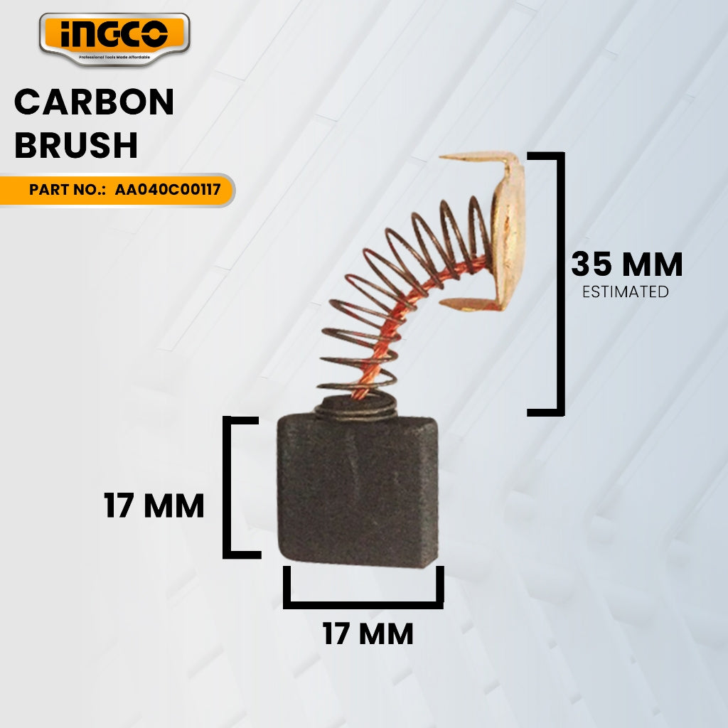 INGCO AA040C00117 Carbon Brush for COS35538 Industrial Saw Machine 2350W ING-SP