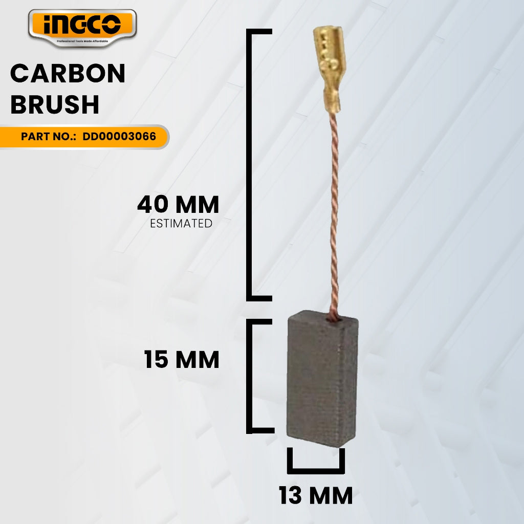 INGCO Carbon Brush (DD00003066) replacement part for ID8108P Impact Drill (810W) ING-SP