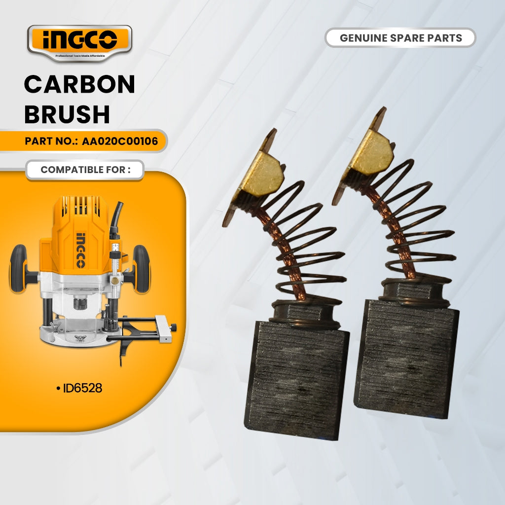 INGCO AA020C00106  Carbon Brush for RT160028 Router 1600W ING-SP
