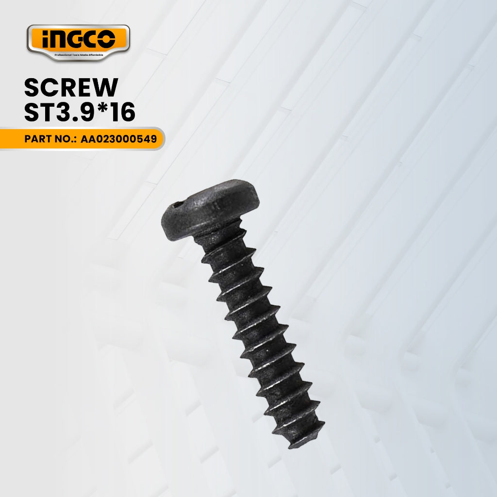INGCO AA023000549 Screw ST3.9*16 for PDB13008 Demolition Breaker 1300W ING-SP
