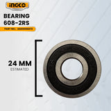 INGCO DD00008272 Bearing 608-2RS for AG18008 Angle Grinder  7" 1800W ING-SP