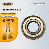 INGCO A1016202000 Bearings 6202 for MX218008P Mixer 1800W ING-SP