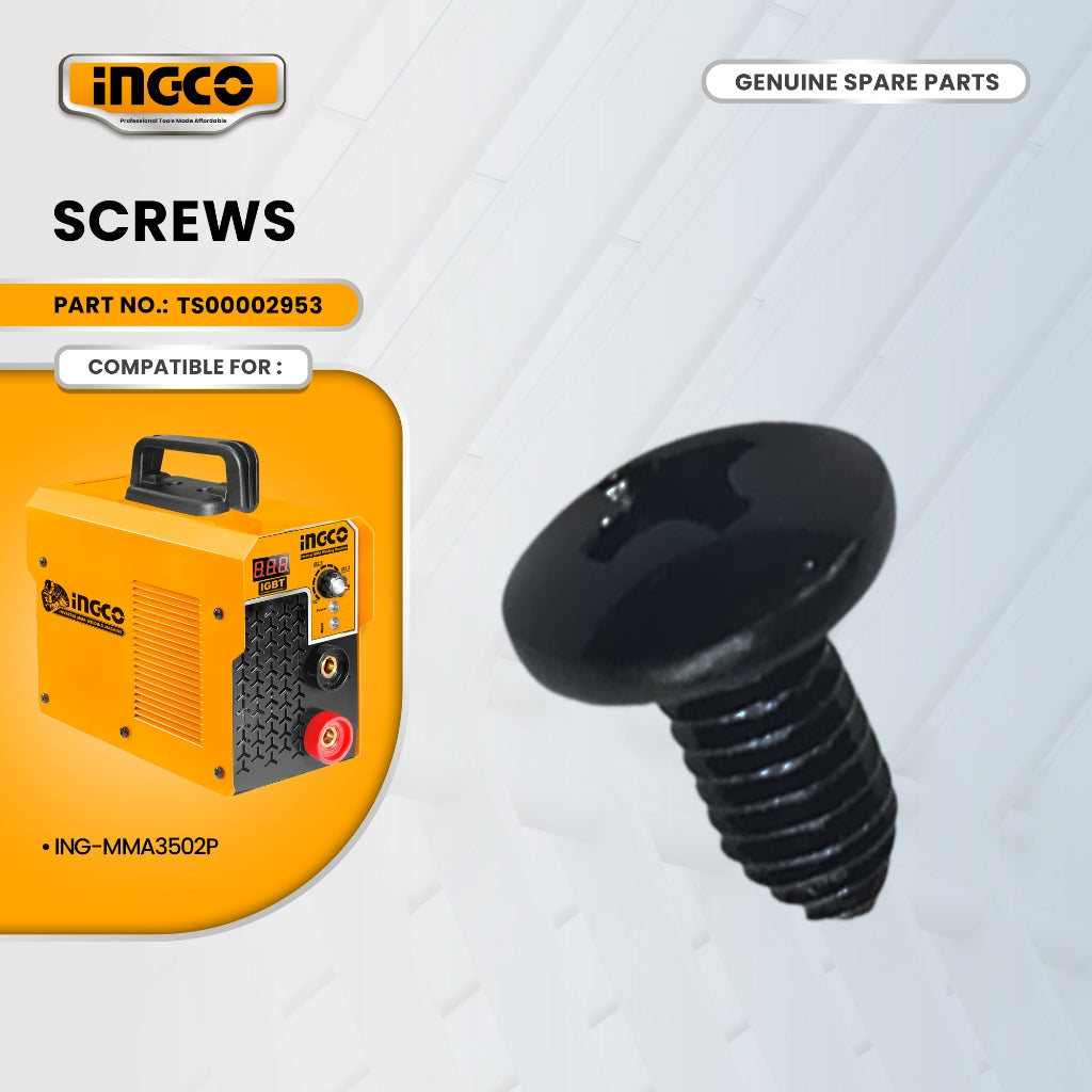 INGCO TS00002953 Housing Screw for ING-MMA3502P Inverter MMA Welding Machine (SS) ING-SP