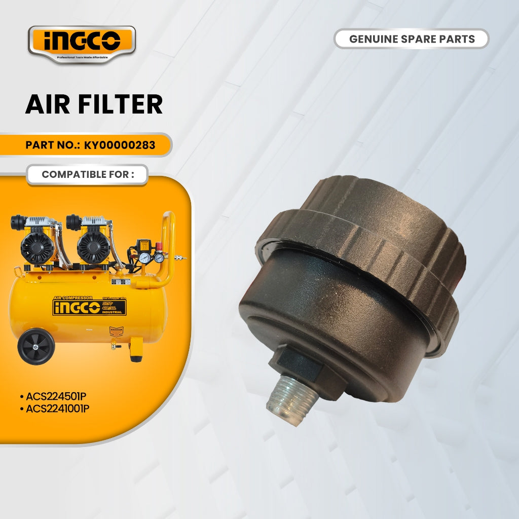 INGCO KY00000283 Air Filter for ACS224501P Air Compressor Oil-less  1500W 4HP 50L ING-SP
