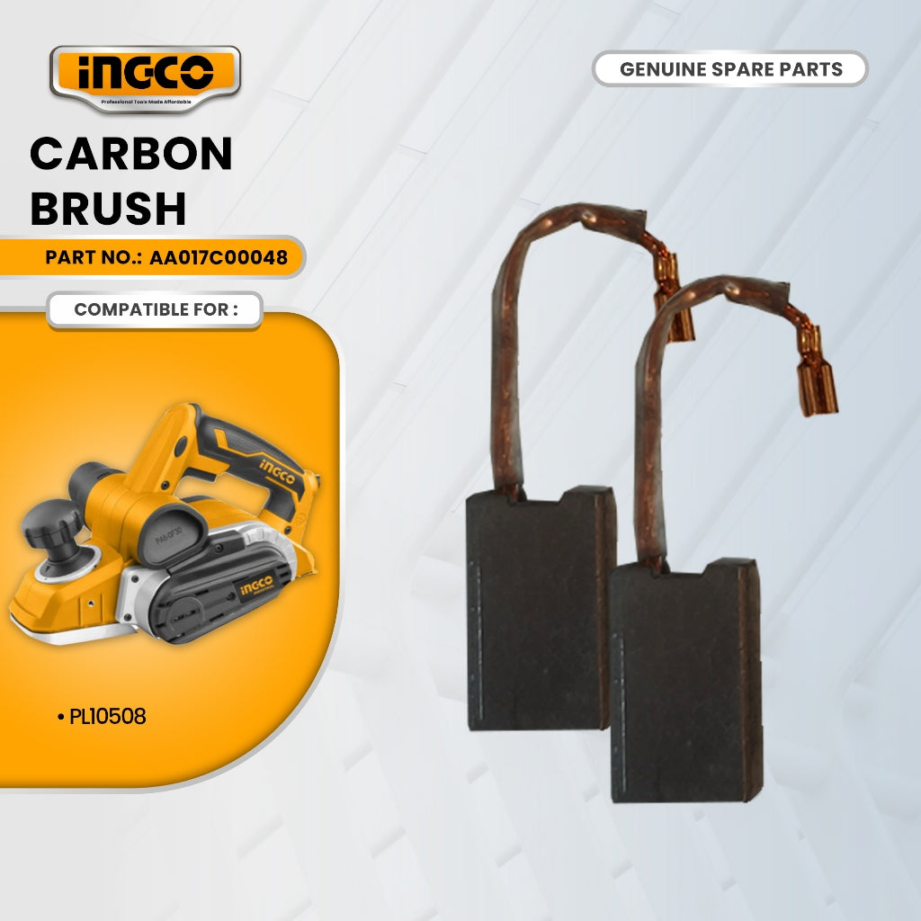 INGCO AA017C00048 Carbon Brush for PL10508 Electric Planer 1050W ING-SP