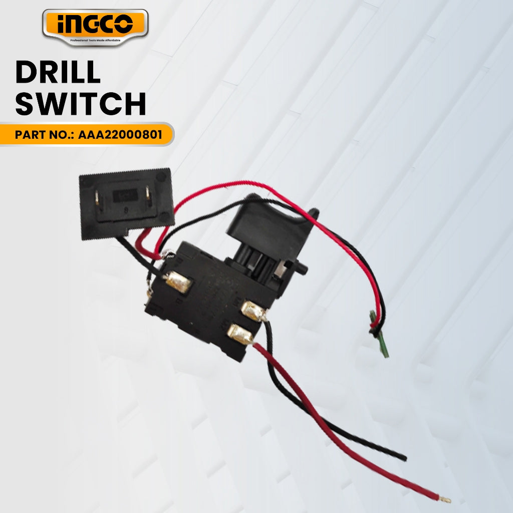 INGCO AAA22000801 Drill Switch for CDLI12422 Cordless Li-Ion Drill 12V 1.5AH ING-SP
