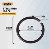 INGCO AA021000217 Steel Ring17.5*2 for RH10506 Rotary Hammer 1050W ING-SP