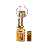 Ingco 3PCS Combo Kit Laser Distance Detector with Laser & DC/AC Clamp Meter HLDD241202