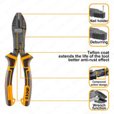 ingco 3pcs/set compound action pliers with tpr 3-color handle hkcps5831 ing-ht alternate view