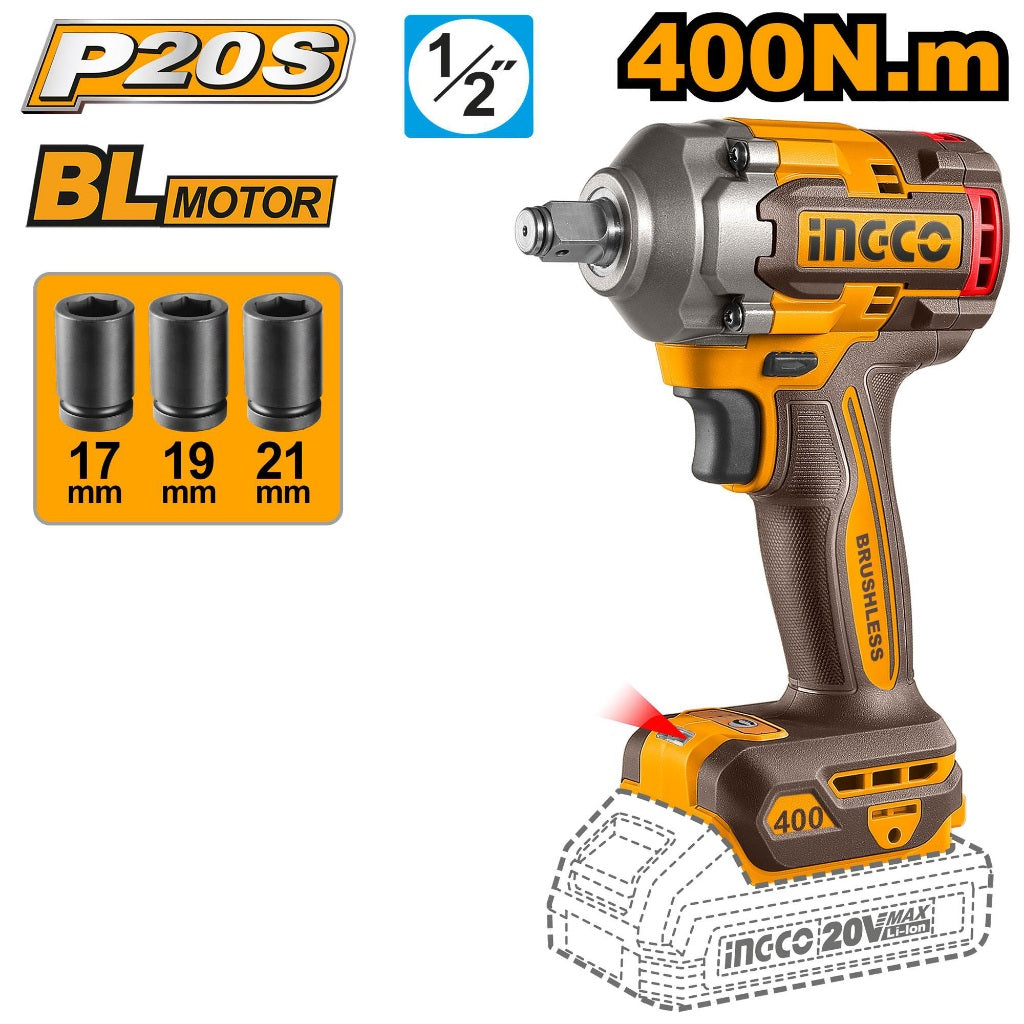 ingco p20s/20v 5pcs combo kit cosli250592 alternate view