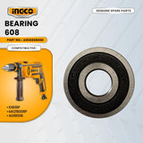 INGCO A1010608000 Impact Drill, Rotary Hammer, Circular Saw and Selected Tools Bearing 608 ING-SP