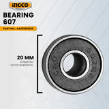 INGCO AA021001220 Bearing 607 for RGH9028 Industrial SDS Plus Rotary Hammer 800W IPT ING-SP