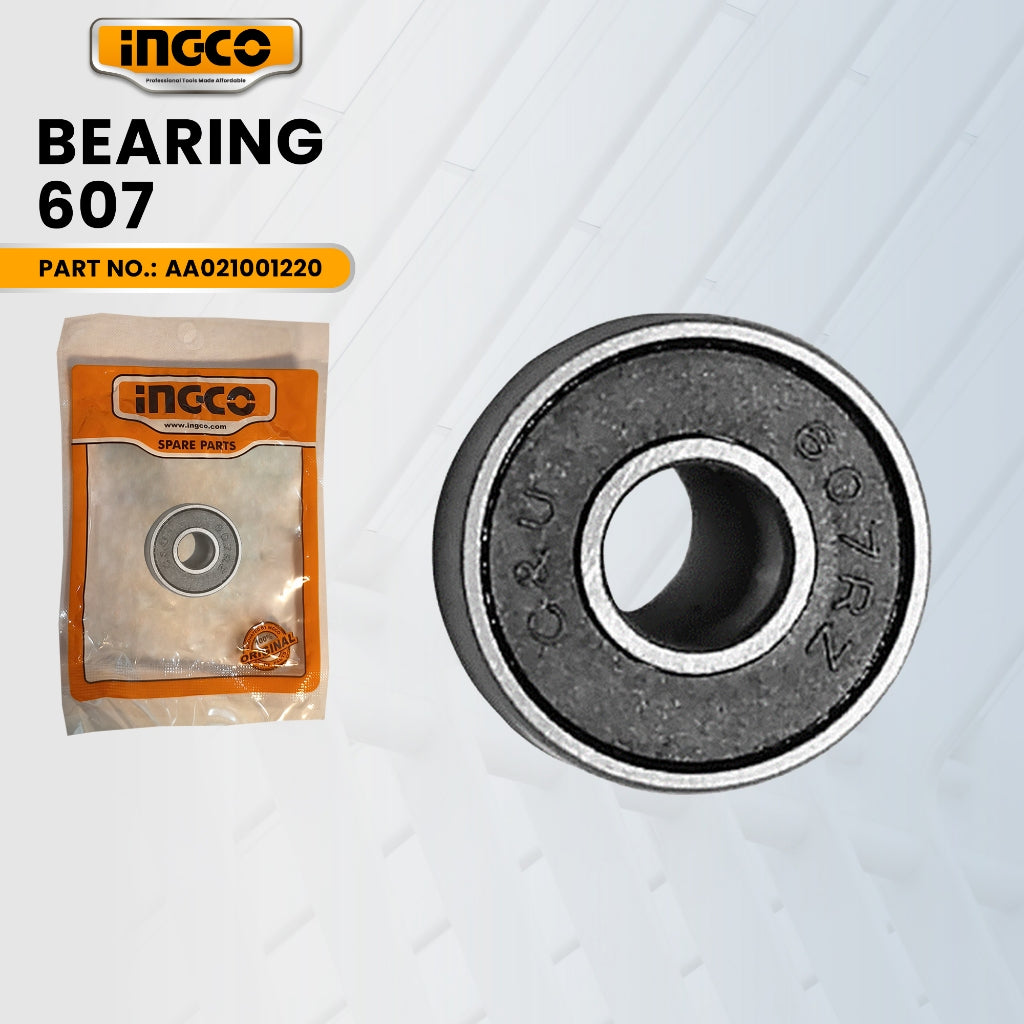 INGCO AA021001220 Bearing 607 for RGH9028 Industrial SDS Plus Rotary Hammer 800W IPT ING-SP