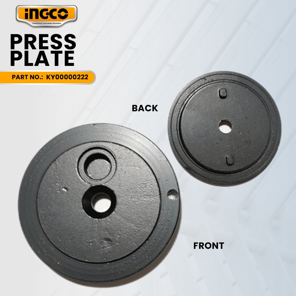 INGCO KY00000222 Press Plate for ACS112501P Air Compressor Oilless (X2) 1500W (2HP) 50L ING-SP