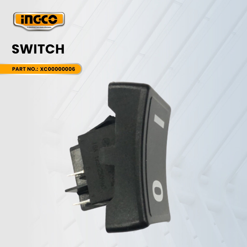 INGCO XC00000006 Switch for VC13301 Vacuum Cleaner 1300W 30L ING-SP
