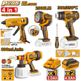 ingco p20s/20v 4pcs combo kit cosli50501 ing-ct alternate view