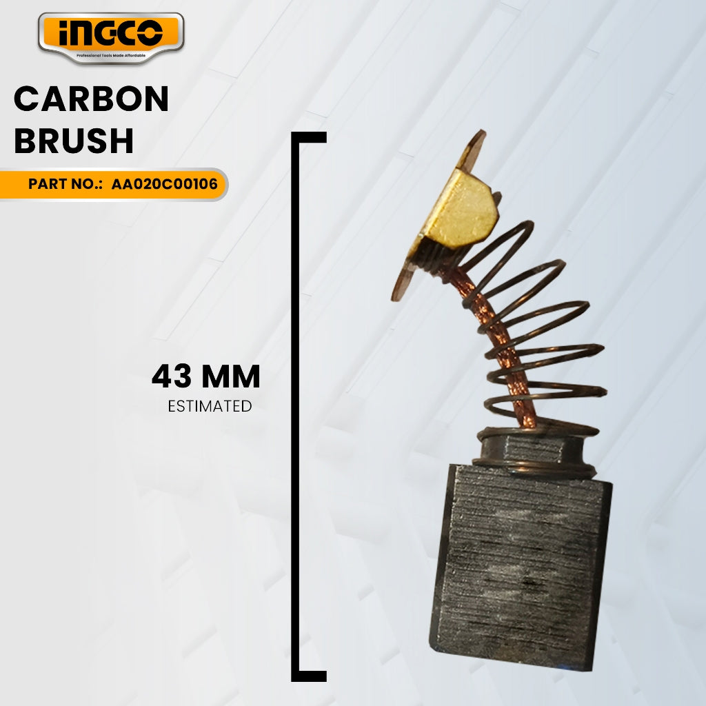 INGCO AA020C00106  Carbon Brush for RT160028 Router 1600W ING-SP