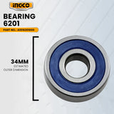 INGCO A1016201000 Bearing 6201 for PDB170082 Demolition / Jack Hammer 1700W ING-SP