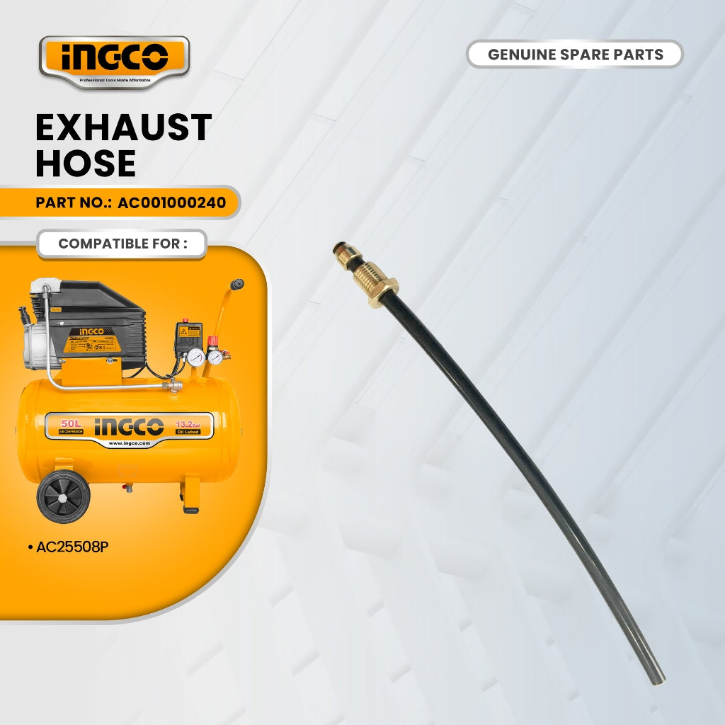 INGCO AC001000240 Exhaust Hose for AC25508P Air Compressor 1.8kW (2.5HP) ING-SP