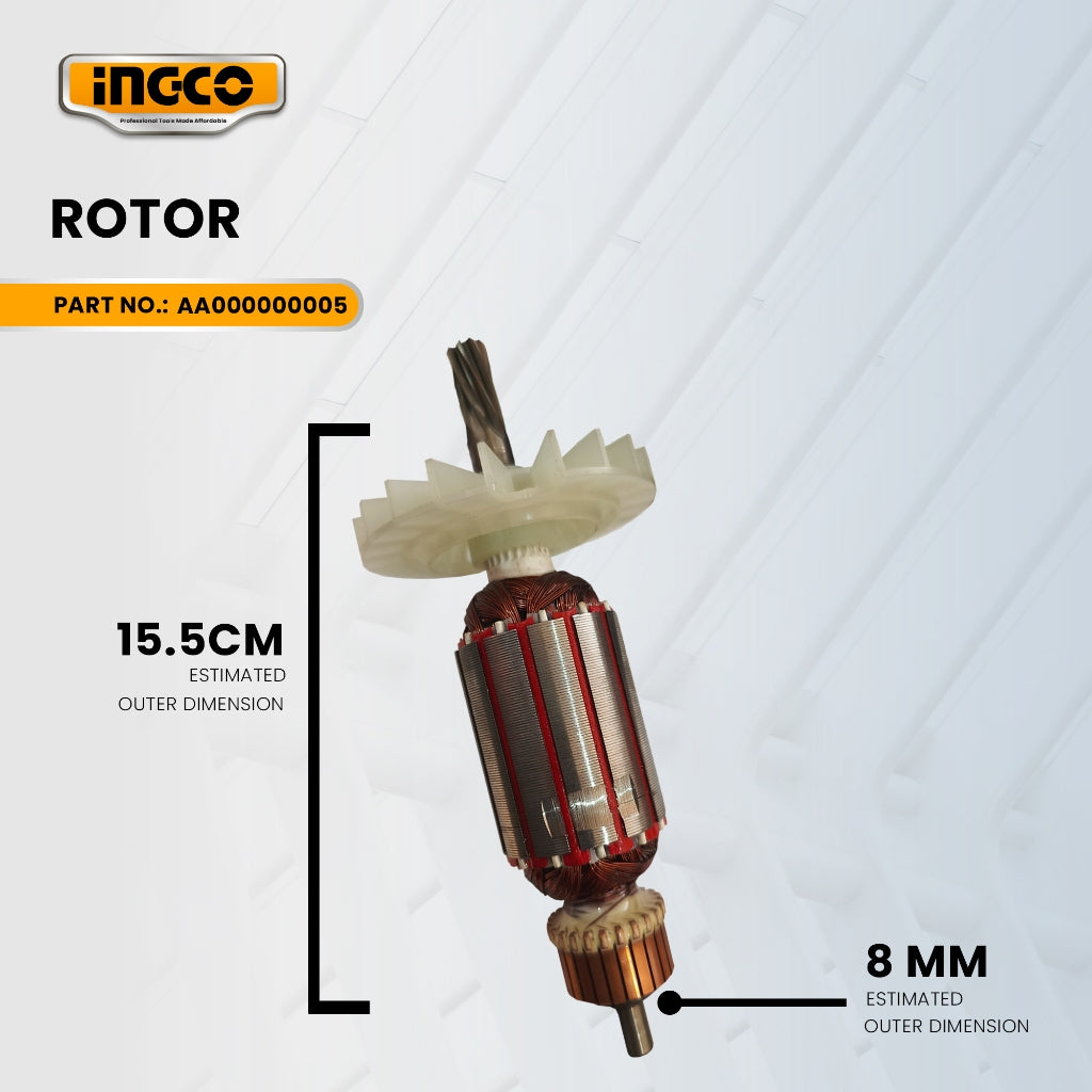 INGCO AA000000005 Rotor for PDB13008 Demolition Hammer / Chipping Gun 1300W ING-SP
