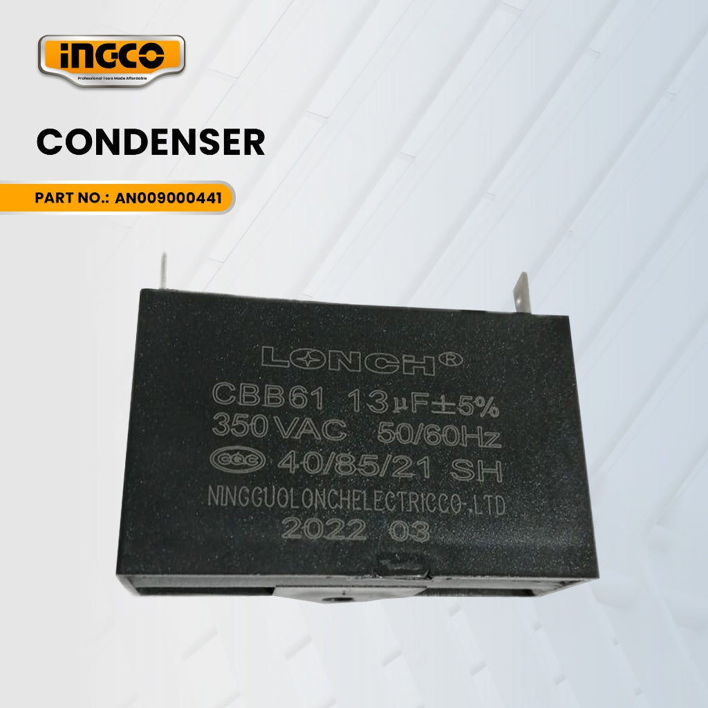INGCO AN009000441 Condenser for GE10002-5P Gasoline Generator 1KVA ING-SP