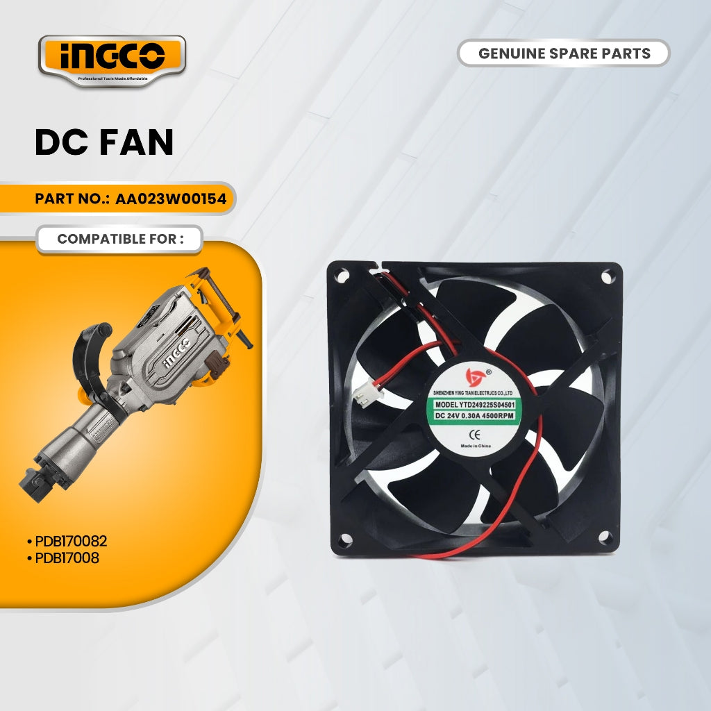 INGCO DH00000046 DC fan for ING-MMA3505P Inverter MMA Welding Machine 350A ING-SP