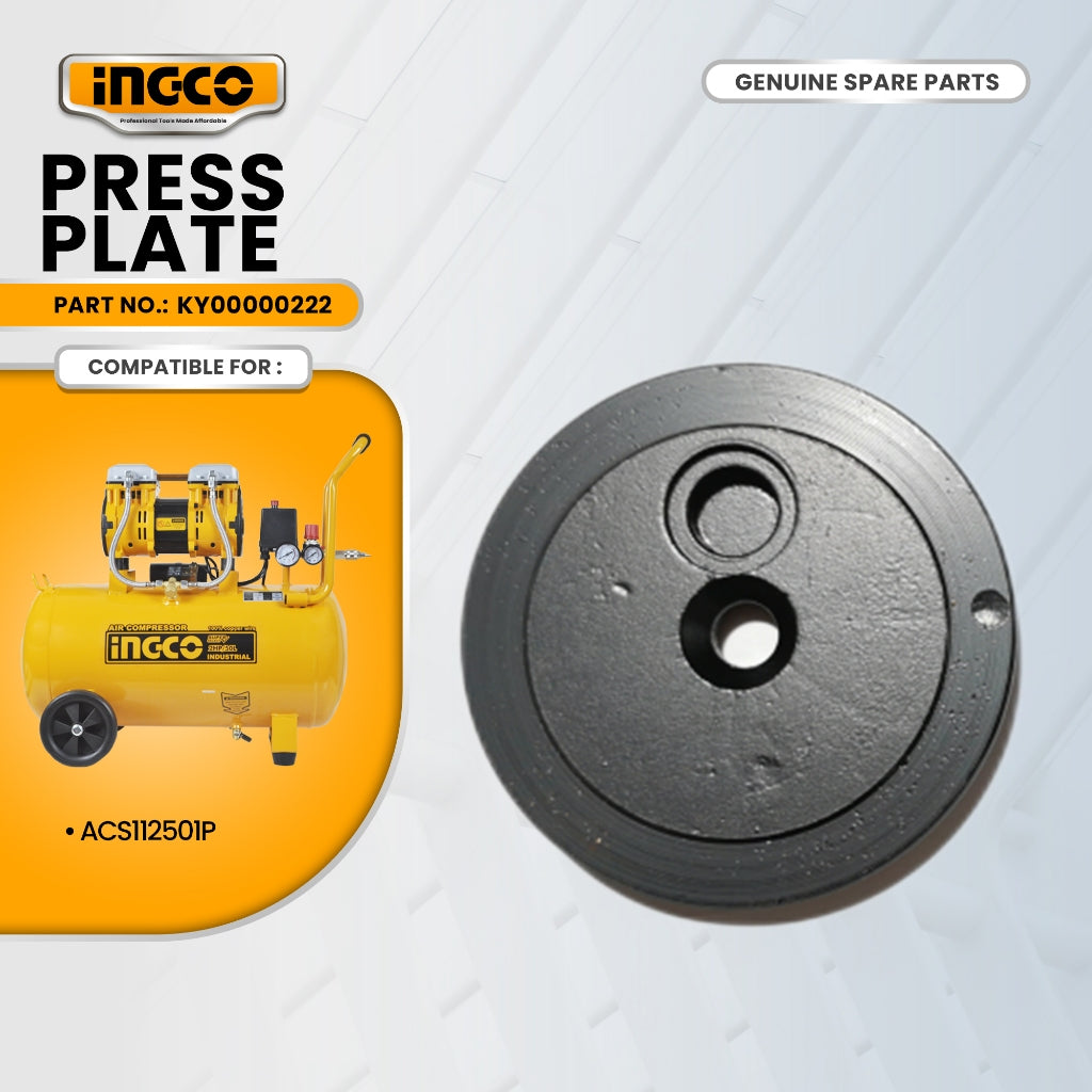 INGCO KY00000222 Press Plate for ACS112501P Air Compressor Oilless (X2) 1500W (2HP) 50L ING-SP