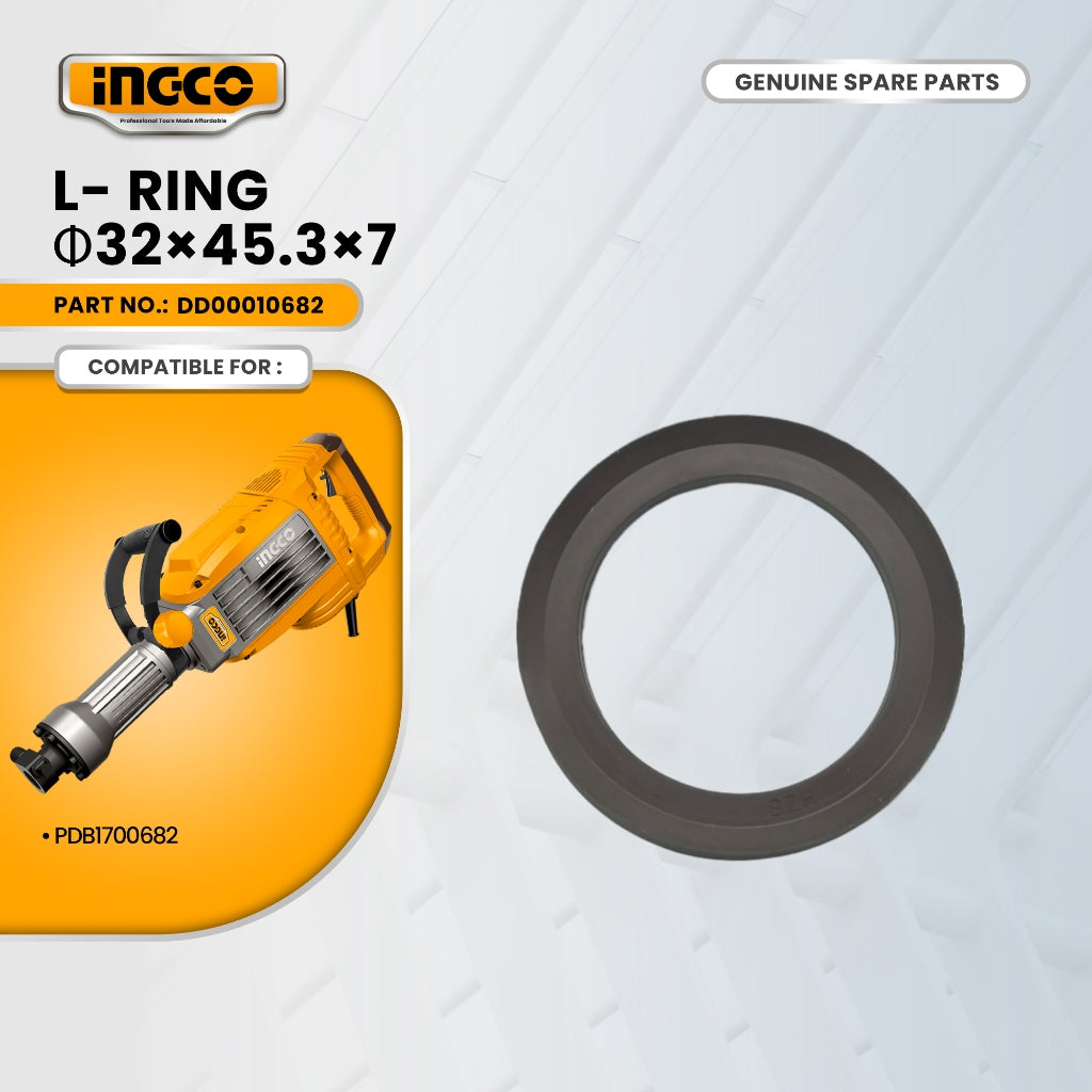 INGCO DD00010682 L- Ring Φ32×45.3×7 for PDB1700682 Demolition Breaker 1700W ING-SP