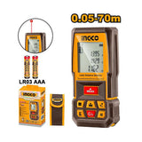 Ingco 2PCS Combo Kit Laser Distance Detector with Steel Measuring Tape HLDD241201 ING-PT