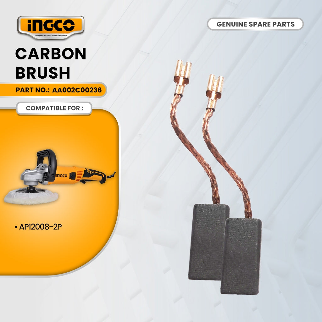 INGCO AA002C00236  Carbon Brush for AP12008-2P Angle Polisher 1200W ING-SP
