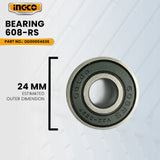 INGCO DD00004636 Bearing 608-RS for RH10506  Rotary Hammer 1050W ING-SP