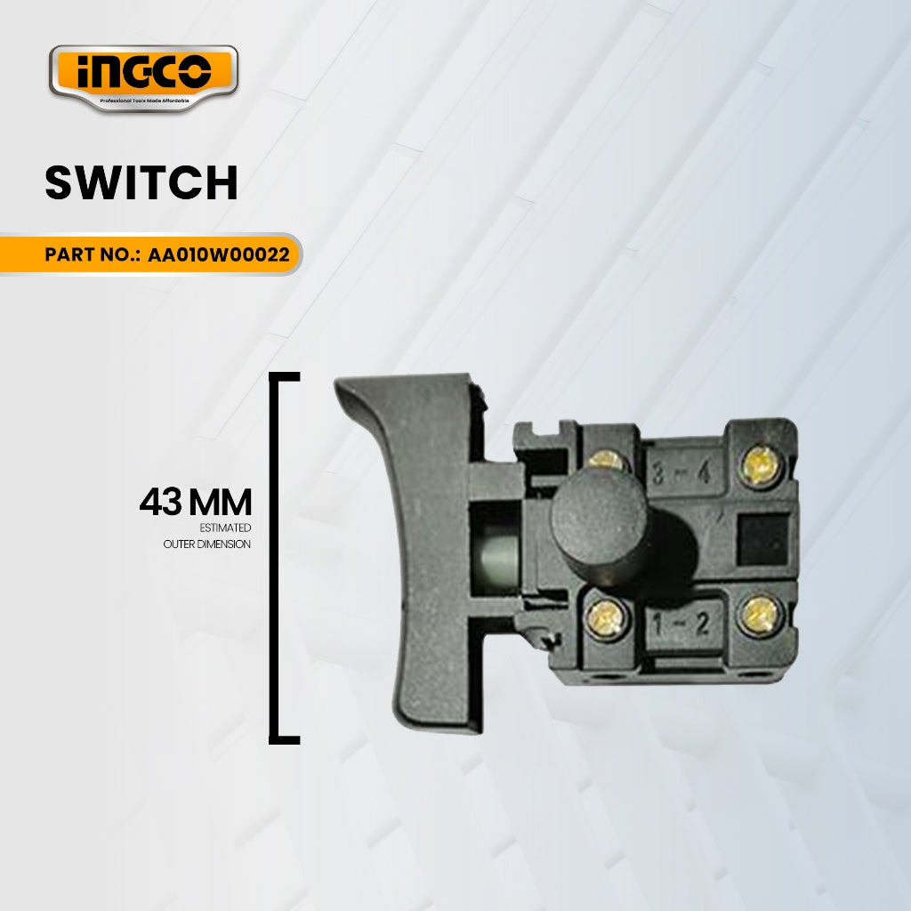 INGCO AA010W00022 Switch for FS3208 Finishing Sander 320W ING-SP
