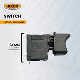 INGCO DD00003469 Switch for CIRLI20030 20V Cordless Li-Ion Impact Driver 20V ING-SP
