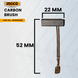 INGCO DD00009691 Carbon Brush for RH1600388 Rotary Hammer 1600W ING-SP