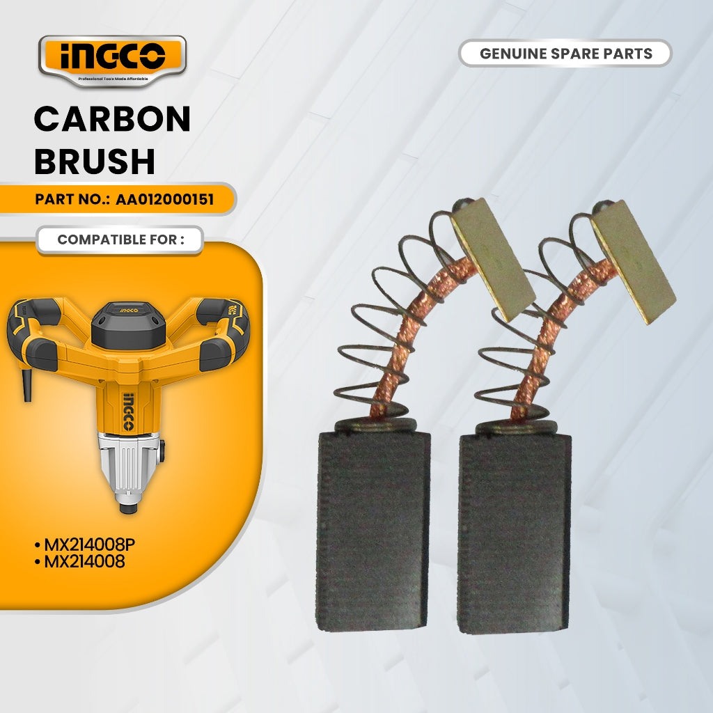 INGCO AA012000151 Carbon Brush for MX214008P Mixer 1400W ING-SP