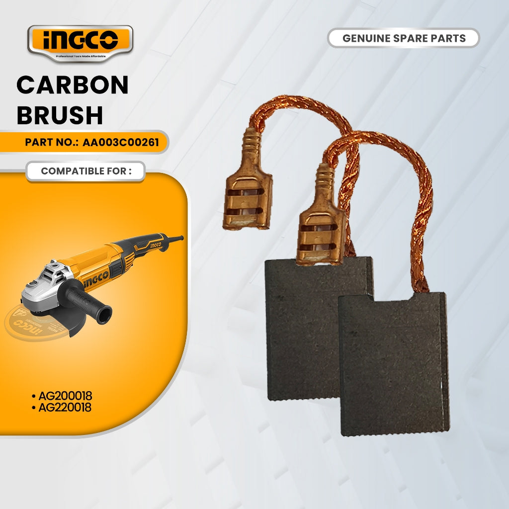 INGCO AA003C00261 Carbon Brush for AG200018  Angle Grinder  2000W ING-SP