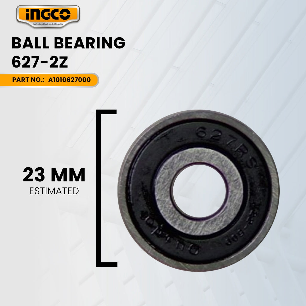 INGCO A1010627000 Ball Bearing 627-2Z for CRHLI22012  Li-Ion Rotary Hammer 20V BL Motor ING-SP
