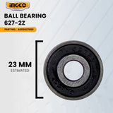 INGCO A1010627000 Ball Bearing 627-2Z for CRHLI22012  Li-Ion Rotary Hammer 20V BL Motor ING-SP