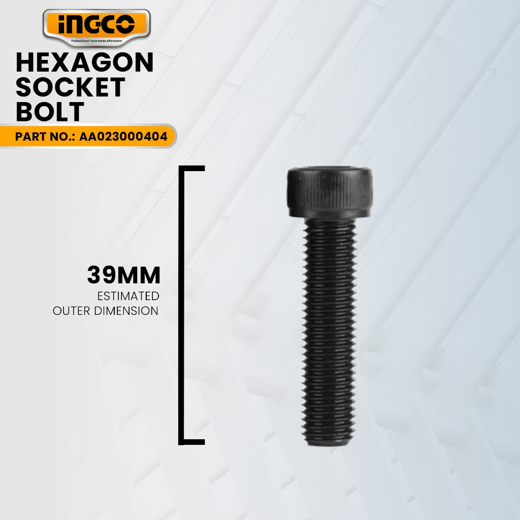 INGCO AA023000404 Hex .Socket Bolt M8x30(12.9) for PDB17018 Demolition Breaker 1700W ING-SP