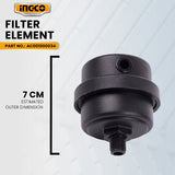 INGCO AC001000034 Filter Element for AC25508P Air Compressor 1.8kw 2.5HP ING-SP