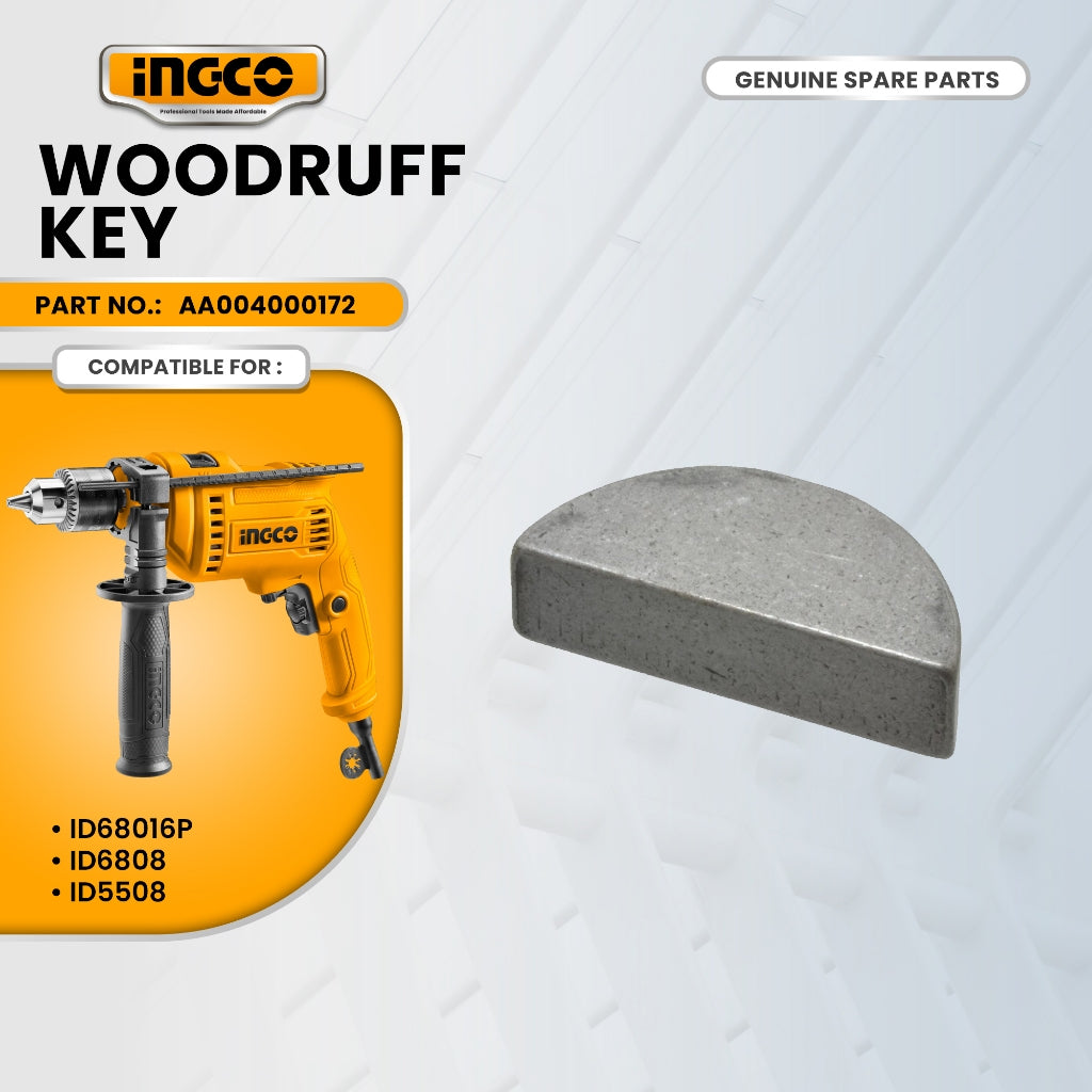 INGCO AA004000172 woodruff key for ID68016P Impact Drill 680W (SP) ING-SP