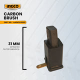 INGCO AA043C00012 Carbon Brush for RS4508 Rotary Sander 450W ING-SP